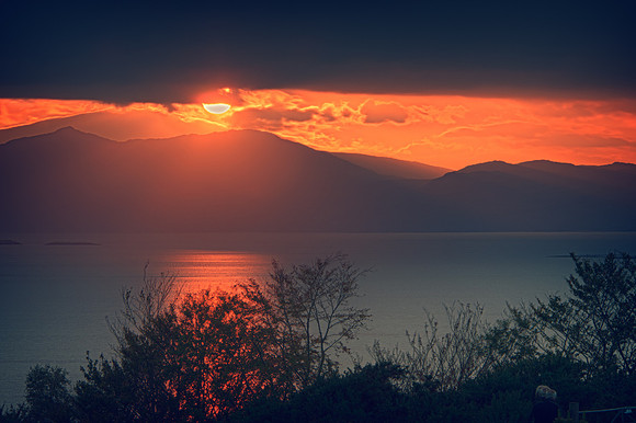 Sunset over Loch Laich