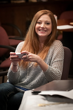 Hannah and Caroline Melby in the studio with producer Bil Vorndick