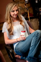 Hannah and Caroline Melby in the studio with producer Bil Vorndick
