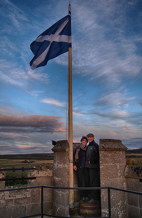 Arrival at Castle Stuart near Inverness