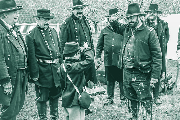 Lucky for you, kid... the war is over!