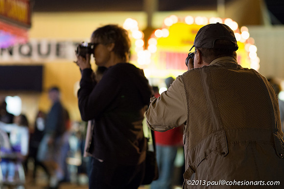 Meta Photography: Me shooting Ken shooting Kim…