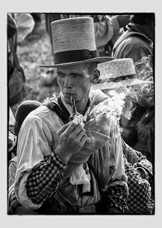 His Hat and His Pipe