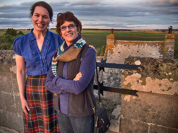Arrival at Castle Stuart near Inverness