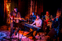 The band is called "Bright Frontier" but the light at The Basement is pretty dim…