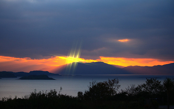 Sunset over Loch Laich