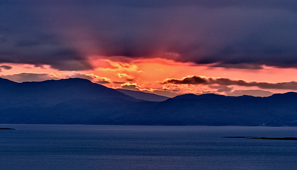 Sunset over Loch Laich