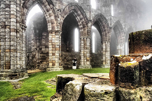 The Ghost Monk of Whitby Abbey