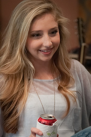 Hannah and Caroline Melby in the studio with producer Bil Vorndick